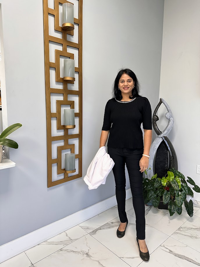 Clinical care team member in treatment room