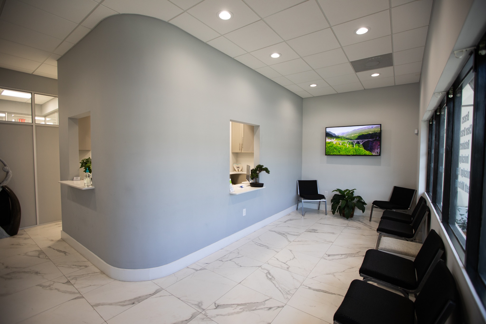 Coral Orthodontics lobby seating area